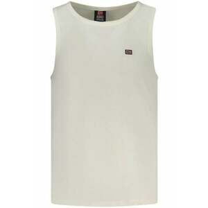 Tricou fara maneci barbati - cu mini logo brodat - Regular fit imagine