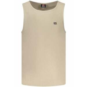 Tricou fara maneci barbati - cu mini logo brodat - Regular fit imagine
