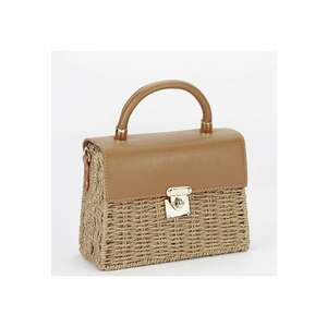 Geanta crossbody din paie de hartie C1057 15 17652 imagine