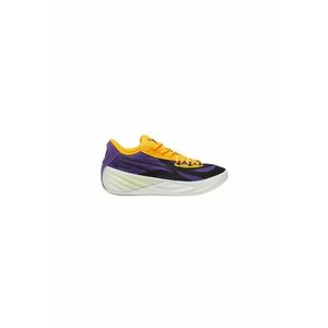 Pantofi sport barbati - semipantofi antrenament - violet-galben - material sintetic imagine