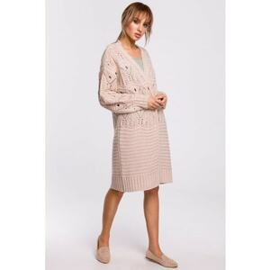 Cardigan perforat fara inchidere - imagine
