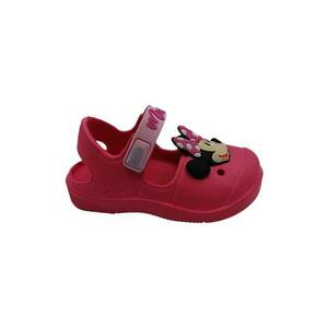 Sandale cu velcro si aplicatie Minnie Mouse imagine