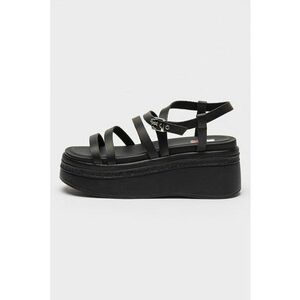 Sandale din piele cu talpa wedge imagine