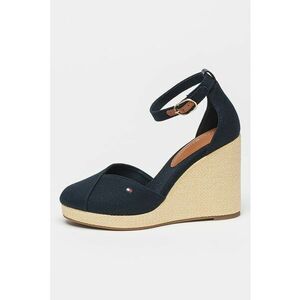 Sandale cu talpa wedge si detaliu cu logo Sall imagine