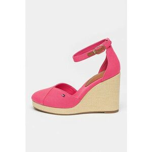 Sandale cu talpa wedge si detaliu cu logo Sall imagine