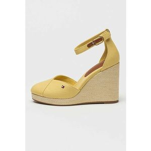 Sandale cu talpa wedge si detaliu cu logo Sall imagine