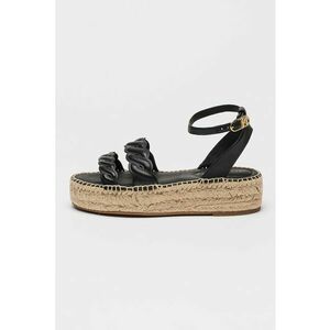 Sandale din piele cu talpa wedge imagine