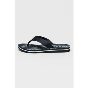 Papuci flip-flop cu detaliu cu logo metalic imagine