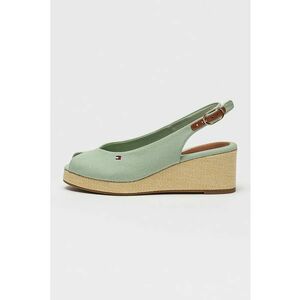 Sandale slingback cu talpa wedge imagine