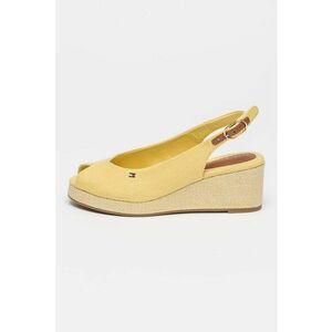 Sandale slingback cu talpa wedge imagine