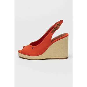 Sandale slingback cu talpa wedge imagine