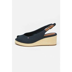 Sandale slingback cu talpa wedge imagine
