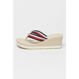 Papuci flip-flop cu talpa wedge imagine