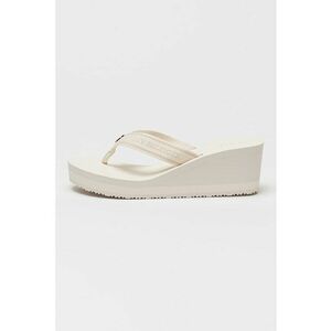 Papuci flip-flop cu talpa wedge imagine