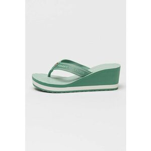 Papuci flip-flop cu talpa wedge imagine