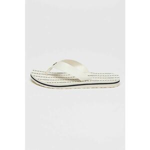 Papuci flip-flop cu detaliu cu logo metalic imagine