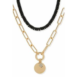 Colier dublu cu pietre zirconia imagine