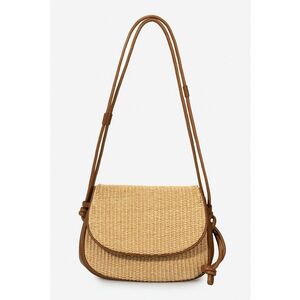 Geanta crossbody cu aspect tesut imagine