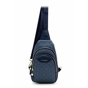 Rucsac de piele ecologica cu o bareta si model imagine