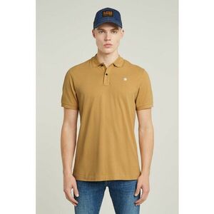 Tricou polo slim fit din material pique Dunda imagine