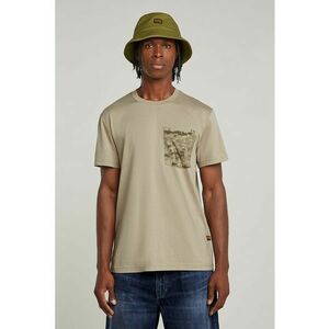 Tricou cu buzunar pe piept cu model imagine
