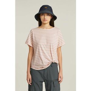 Tricou din bumbac organic cu model in dungi imagine