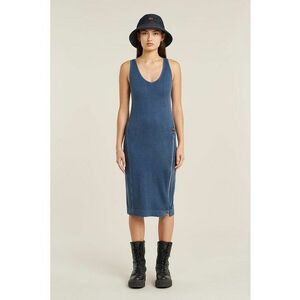 Rochie cambrata din bumbac organic cu decolteu in V imagine