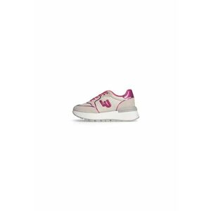 Pantofi sport de piele intoarsa si plasa - cu platforma imagine
