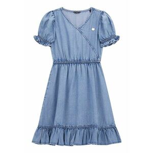 Rochie din amestec de lyocell cu croiala A imagine