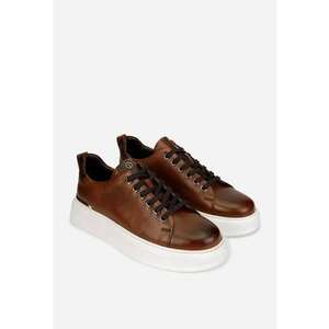 Pantofi Casual Barbati din piele naturala maro imagine
