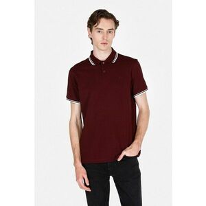 Tricou regular fit cu guler polo imagine