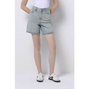 Pantaloni scurti din denim cu design 5 buzunare imagine