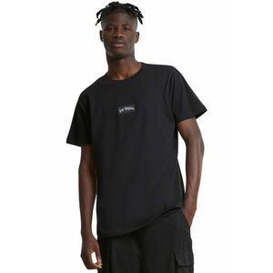 Tricou din bumbac cu aplicatie text imagine