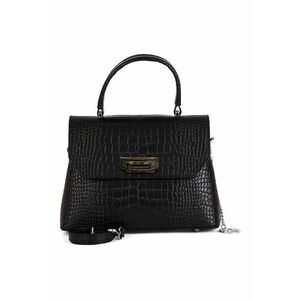 Geanta tote de piele cu model de piele de reptila imagine