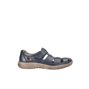 Sandale casual - barbati - ANTISTRESS - 03578-14 bleumarin - piele naturala imagine