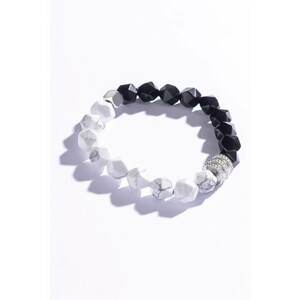 Bratara cu margele howlite imagine