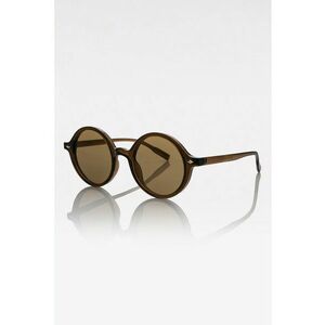 Ochelari de soare rotunzi unisex cu lentile uni imagine
