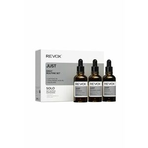 Set pentru fata Just Daily Routine: Serum ochi Just Caffeine 5% - 30 ml + Serum Just Hyaluronic acid 5% - 30 ml + Serum Just Squalane - 30 ml imagine
