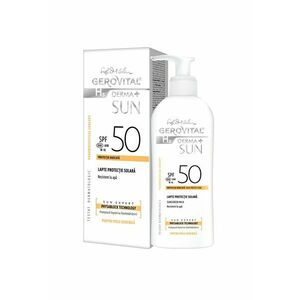 Lapte pentru protectie solara H3 Derma+ Sun - cu SPF50 - 150 ml imagine