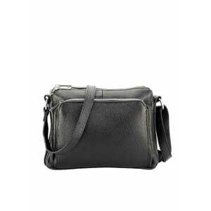 Geanta din piele naturala Camelia 124 Negru 17659 imagine