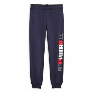 Pantaloni sport cu imprimeu logo si buzunare laterale imagine