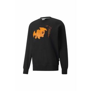 Bluza sport cu decolteu rotund si imprimeu grafic imagine