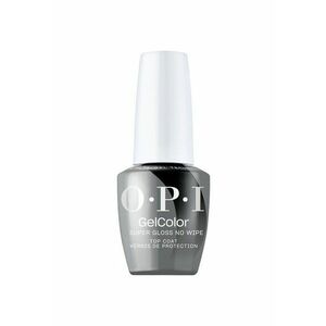 Top coat fara strat lipicios pentru lac de unghii semipermanent vegan si hema-free Gel Color Super Gloss No Wipe Top Coat - 15 ml imagine