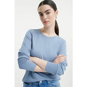 Bluza regular fit cu decolteu la baza gatului imagine