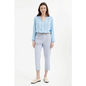 Pantaloni capri cu buzunare oblice imagine