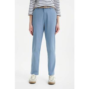 Pantaloni chino drepti cu buzunare oblice imagine