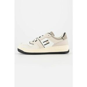 Pantofi sport de piele si piele intoarsa cu logo imagine
