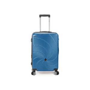 Troler Cabina Extensibil BZ 5688 - ABS - 4 Roti Duble - 55 cm - Albastru imagine