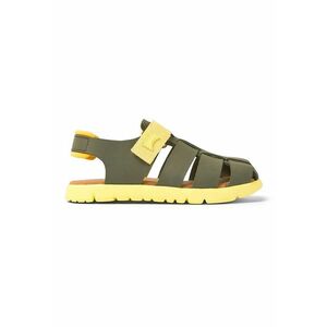 Sandale fisherman din piele si material textil imagine