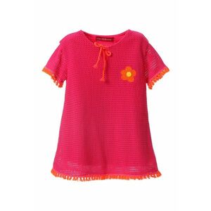Rochie de bumbac cu aspect crosetat imagine